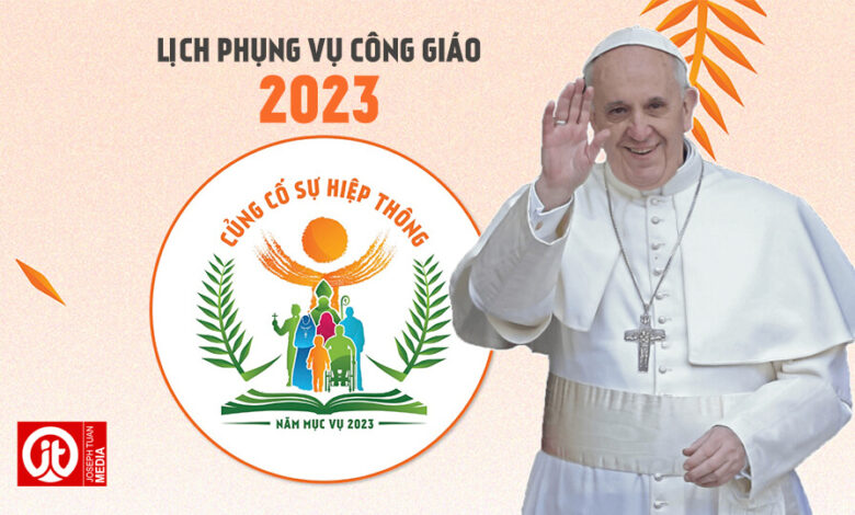 LỊCH PHỤNG VỤ THÁNG 01/2023